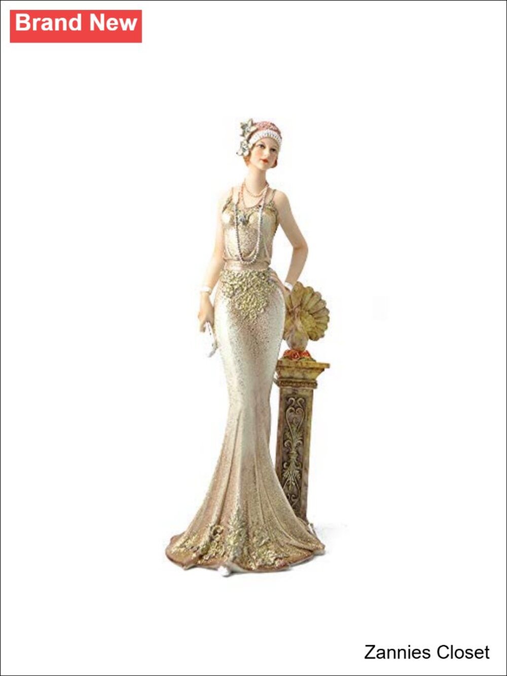 ✨ Victorian Lady Figurine 13 Inch Elegant Woman Statue Home Decor